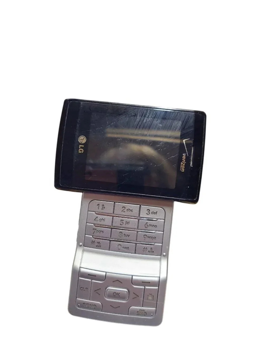 Lot Of 3 Vintage Flip & Slide Phones Motorola RAZR V3 LG VX9400